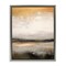 Stupell Industries Dreamy Neutral Abstract Landscape Black Framed Floater Canvas Wall Art, design by Creative Studio